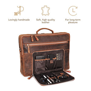Wholesale Low Price Waterproof Leather <b>Laptop</b> Bags Custom Made Design Top Selling Leather <b>Laptop</b> Bag - Product Image 5