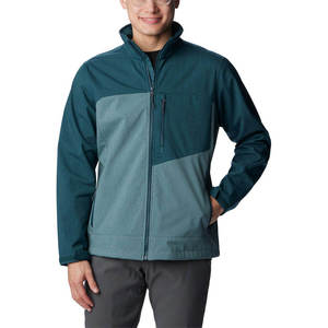 Wholesale Custom 3 Layer Softshell <b>Jacket</b> for <b>Men</b> Zip Chest Pocket Feature in Water Repellent <b>Nylon</b> Fabric - Built for Fishing a - Product Image 1