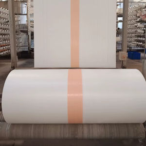 Rollo de Tela Tejida de Polipropileno (PP) Personalizado, Reciclable, Tubular, para Sacos de Polipropileno, para Agricultura - Product Image 1