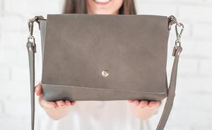 <b>Leather</b> Crossbody Bag Distressed Shoulder Purse With Shoulder Strap Handmade LCS-0022I - Product Image 5