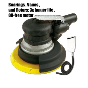 Gear-Driven Sanders 1,000RPM 4.2(mm) Air Sander Self-Generated Vacuum <b>Pneumatic</b> <b>Tool</b> OBS-4500-S6 - Product Image 1