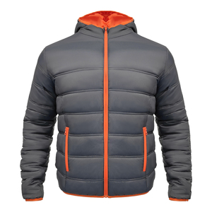 Functional Hooded Puffer <b>Jacket</b> for <b>Men</b> Cold Resistant Fabric <b>Smart</b> Fit Stylish Winter <b>Jacket</b> with Front Logo Customizable - Product Image 1