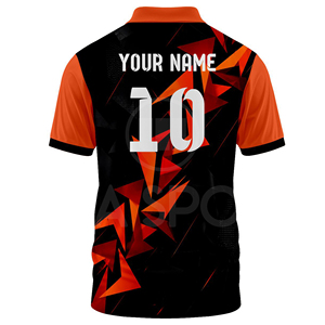 Camiseta de Cricket Personalizada para Hombre, Transpirable, de Secado Rápido, Uniforme de Equipo Sublimado, Ropa Deportiva 100% Poliéster Antibacteriana - Product Image 3