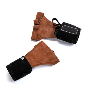 Correas de muñeca para levantamiento de pesas y Palma, agarres de mano, cuero de vaca, levantamiento de pesas, precio de fábrica - Product Image 5