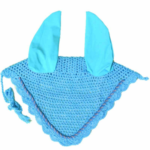 Luxury Cotton Horse Ear Bonnet Breathable Ear <b>Net</b> Custom <b>Fly</b> Veil Horse Riding Hood Professional Equestrian Supply - Product Image 4