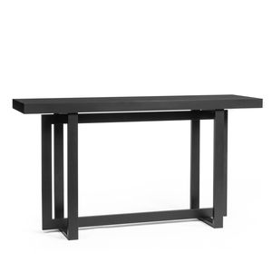 Modern Long Black <b>Console</b> <b>Table</b> Wood Entryway <b>Sofa</b> <b>Table</b> for Hallway Living Room Foyer or Bedroom - Product Image 2
