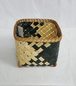 Giỏ Tre Thân Thiện Với Môi Trường Phổ Biến Với Màu Đen Và Trắng Để Đựng/Đựng Đồ Giặt Là Đồ Lưu Trữ & Sắp Xếp Tại Nhà Sản Xuất Tại Việt Nam - Product Image 4