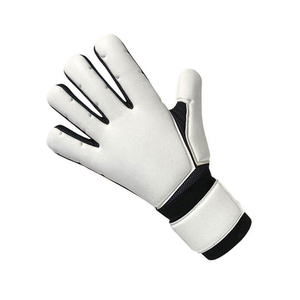 Football Goalkeeper Gloves Full Finger PU Leather Non-Slip Breathable Adjustable Wrist <b>Strap</b> Hook Loop Closure Silicone Printed - Product Image 2