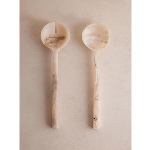 ช้อนเสิร์ฟสลัดเรซิ่นรักษ์โลก ดีไซน์ทันสมัย สีตามสั่ง โลโก้ตามสั่ง ใช้ในครัวเรือน โรงแรม โรงงาน - Product Image 1