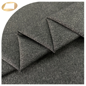 <span class=keywords><strong>Tactel</strong></span> Vải Dệt Kim Màu Xám Melange Co Giãn Polyester - Product Image 5