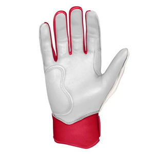 Gants de frappe de baseball à manchette longue, logo personnalisé, cuir de chèvre, unisexe, adultes et jeunes, pour baseball et softball - Product Image 3