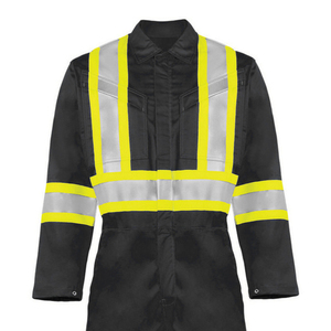 Combinaison de travail réfléchissante confortable pour hommes, de qualité supérieure, nouvelle tenue de sécurité, fournisseur de vêtements de travail avec logo, design simple. - Product Image 4
