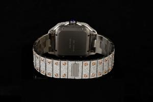 Reloj de Diamante Moissanite de Fábrica Directa, Elegante Reloj para Regalo de Aniversario Disponible a un Precio Accesible - Product Image 2