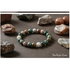 Indian Handcrafted Agate Strength <b>Bracelet</b> Natural Beaded Crystal <b>Healing</b> Jewelry Wholesale From India - Product Image 3
