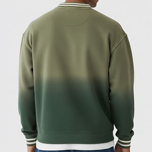 Tie Dye style Basic Style Plain Blank Solid Color Sweatshirt , Custom Embroidery Print logo <b>Pullover</b> Oversize <b>Pullover</b> <b>for</b> <b>Men</b> - Product Image 2