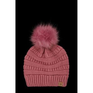 Berretto Halo Super con Pompon in Finta Pelliccia, Accessorio Invernale di Qualità Premium - Product Image 1