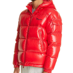 Blouson matelassé pour homme, printemps, 280g, tissu polyester isolant, à capuche, imperméable, respirant, streetwear, logo personnalisé - Product Image 5