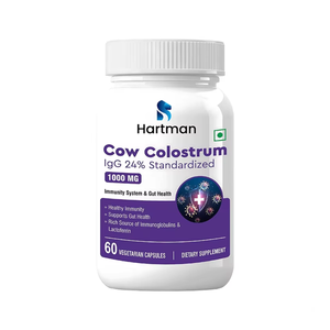 Cápsulas económicas de 1000mg de calostro de vaca 24% IgG, soporte inmunológico y digestivo para adultos - Product Image 6