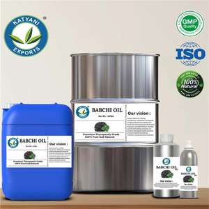 Aceite Portador de Babchi de Grado Terapéutico (Psoralea corylifolia) Prensado en Frío, Aceite para Aromaterapia y Formulaciones Cosméticas de la India - Product Image 2