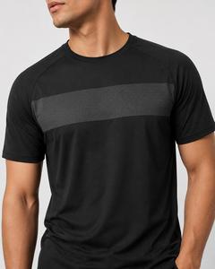 เสื้อยืดคอกลมแขนสั้นพิมพ์ลายสกรีนสีตามสั่งสำหรับผู้ชาย ทรงปกติ แห้งเร็ว ผ้าถักลำลอง โพลีเอสเตอร์ 100% 180 กรัม - Product Image 1