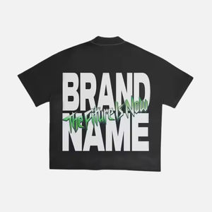 T-shirt Streetwear Oversize Boxy Grams 2026, personnalisé, vintage, double couche, sérigraphie DTG, manches longues, effet délavé soleil - Product Image 4