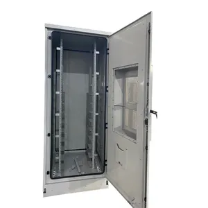 Doppelwand-Außentraum-Telekommunikationsschrank-Lüfter-Temperaturregelung mit einer einzigen Eingangstür