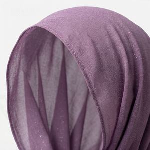 Pañuelos de Chifón al por Mayor para Mujer, Pañuelos Rectangulares con Estampado Digital, Turbantes Musulmanes para Damas, Nuevo Diseño, Suaves y de Primera Calidad - Product Image 4