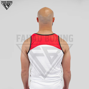 Ensemble de vêtements de boxe et d'arts martiaux unisexe pour adultes, léger, respirant, blanc, noir, rouge, couleurs contrastées, combinaison et short de boxe - Product Image 6
