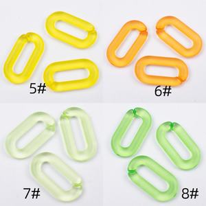 Cadena de pared de resina grande, estilo moderno, mezcla de colores, hecha a mano, punk, hueca, gruesa, larga, para decoración del hogar - Product Image 3