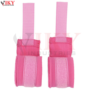 Vendas de Boxeo Elásticas de Algodón Rosa Claro con Logotipo Personalizado, para Mujeres, Fitness, Artes Marciales, Protección de Muñecas - Product Image 3