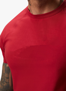 Brand Logo 100% Cotton Blank Men T Shirt Plain Casual Breathable T-shirt Made in Pakistan Solid 100% Cotton Knitted Men T-Shirts - Product Image 5