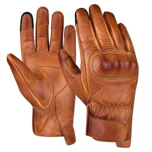 Fabricants directs d'usine, gants de sport d'extérieur en cuir de chèvre personnalisables, cinq doigts, compatibles avec les écrans tactiles - Product Image 1