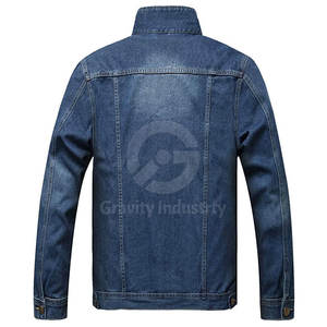 Veste en jean d'hiver pour homme 100% coton Logo personnalisé imprimé Écologique Respirant Haute qualité Prix bas Grande taille - Product Image 2