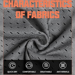 Pantalones Cortos Deportivos de Malla Elástica para Hombre, Personalizados, Modelo 2026 - Product Image 5