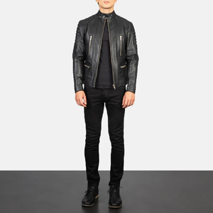 High Demand Custom <b>Leather</b> <b>Jacket</b> <b>Men</b> 2026 Stylish Genuine <b>Leather</b> Outerwear OEM Biker Fashion Bulk <b>jacket</b> for <b>men</b> - Product Image 4