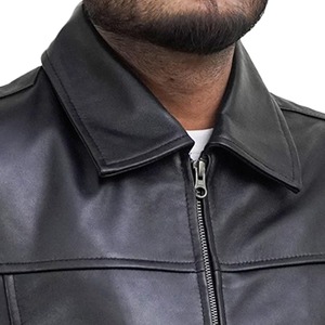 Premium <b>Mens</b> <b>Leather</b> <b>Jacket</b> Classic Genuine <b>Leather</b> Soft Touch Luxury Casual Winter Fashion - Product Image 2