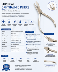 Pinces chirurgicales, instrument de précision pour la chirurgie générale, utilisation manuelle, certifiées CE, outil médical de classe I - Product Image 6