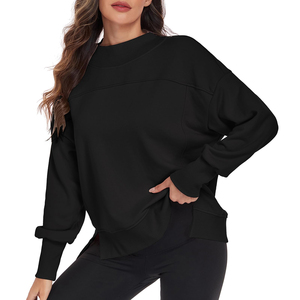 Sweat-shirt pour femme de haute qualité, style streetwear décontracté, épaules tombantes, respirant, écologique, en tricot, avec motif. - Product Image 3