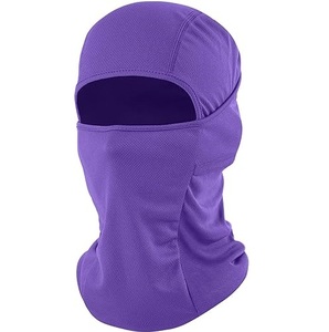 Cagoule Rafraîchissante d'Été Anti-UV pour le Visage, Masque de Ski Tactique, Capuche Noire Extensible et Élastique - Product Image 1