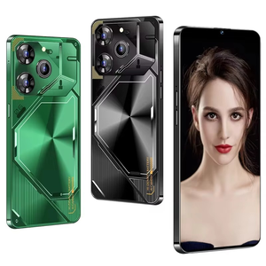 Téléphone portable 3G pas cher, débloqué, Pova 6 Pro Clone, 2+16 Go, étiquette privée, smartphone blanc - Product Image 1