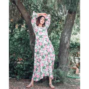 Robe florale rose Taffy respirante taille XS - Product Image 2