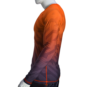 Custom Men Compression Rash Guard Long Sleeve Sublimated BJJ MMA Fight <b>Shirt</b> Quick Dry Breathable Gym Fitness Base Layer Top - Product Image 5