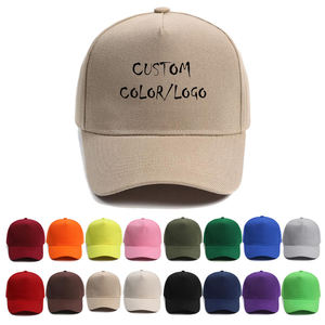 Custom Embroidery Printed Logo <b>Caps</b> Adjustable <b>Plain</b> Fitted Unisex Structured Sports Baseball <b>Cap</b> With Sandwich Brim - Product Image 2