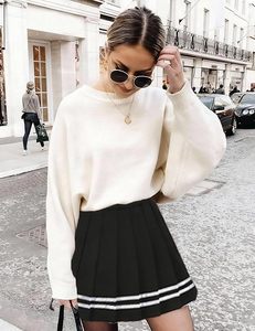 Wholesale Factory Price Breathable Eco-Friendly Sustainable Maternity Tight Shiny High Waist Casual Soft Reversible Mini Skirts - Product Image 2