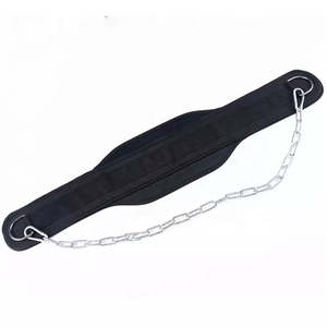 Cinturón de Protección para Flexiones y Dominadas con Logotipo Personalizado, de Alta Resistencia, con Cadena de Acero y EVA, para Uso Diario en el Gimnasio - Product Image 1