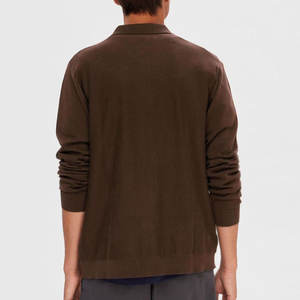 Cárdigan de punto para hombre, a la moda, para uso en exteriores, de manga larga, para invierno y otoño, en oferta. - Product Image 2