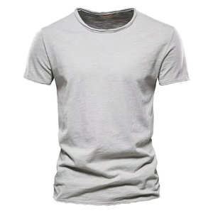 New Arrival Customized 100% Cotton Men's Summer T-Shirt Casual Print Design Soft Fitness Style for Man - Product Image 1