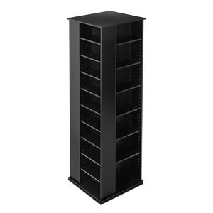 Moderno Armadio Portadischi a 34 Scomparti per CD/DVD/Libri/Giochi con Torre Girevole - Product Image 1