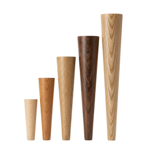 Pieds de canapé décoratifs en bois dur, pieds de support durables en bois massif pour un design d'intérieur moderne et des meubles de luxe - Product Image 1