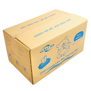 Boîtes en carton ondulé à 5 couches OEM en gros, emballages pour mouchoirs et produits de soin personnel, matériaux recyclés, transport aérien et maritime - Product Image 1